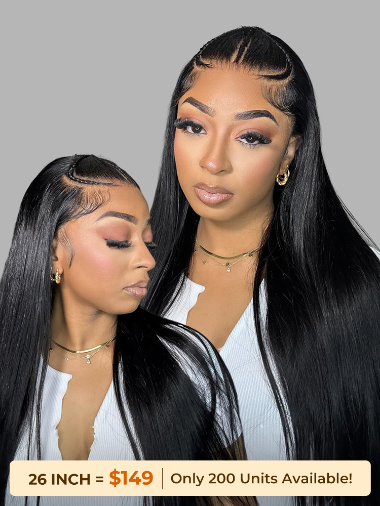 pre styled straight wig