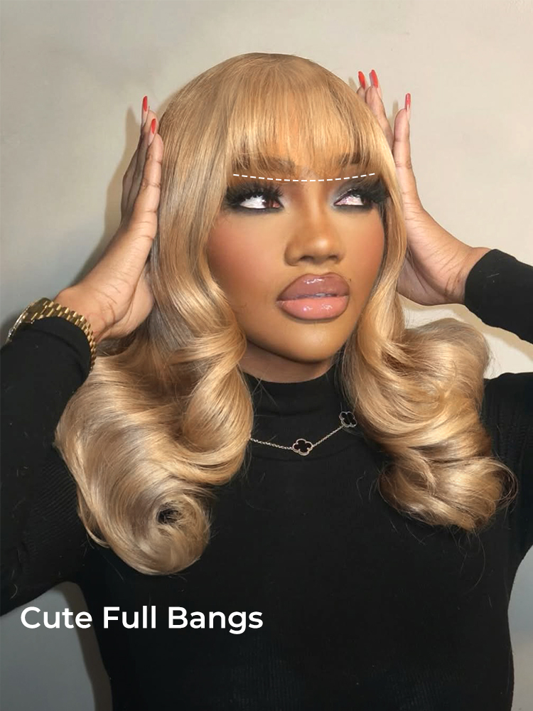 Body Wave Honey Blonde Wig