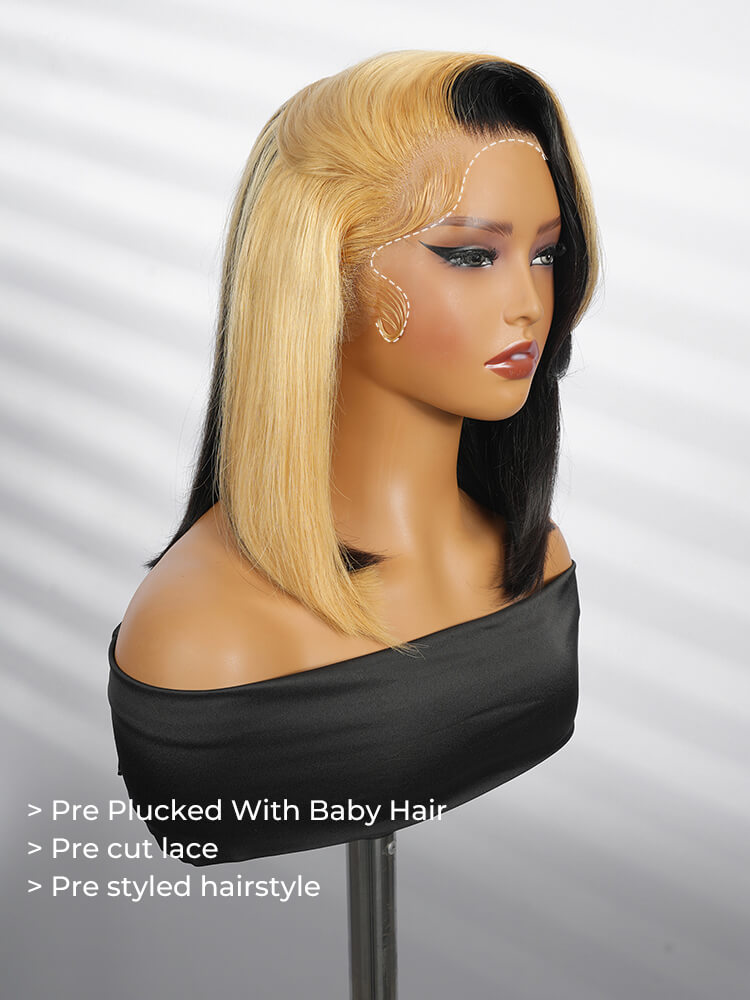 straight bob wig human hair