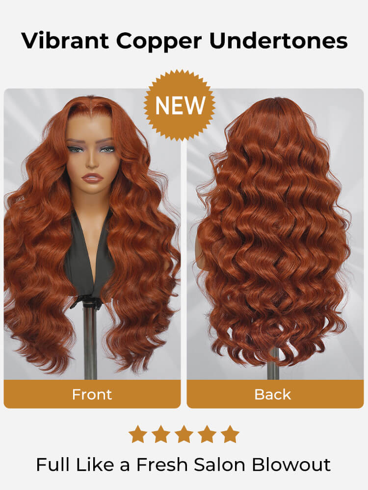Trendy Copper Vibes Wig
