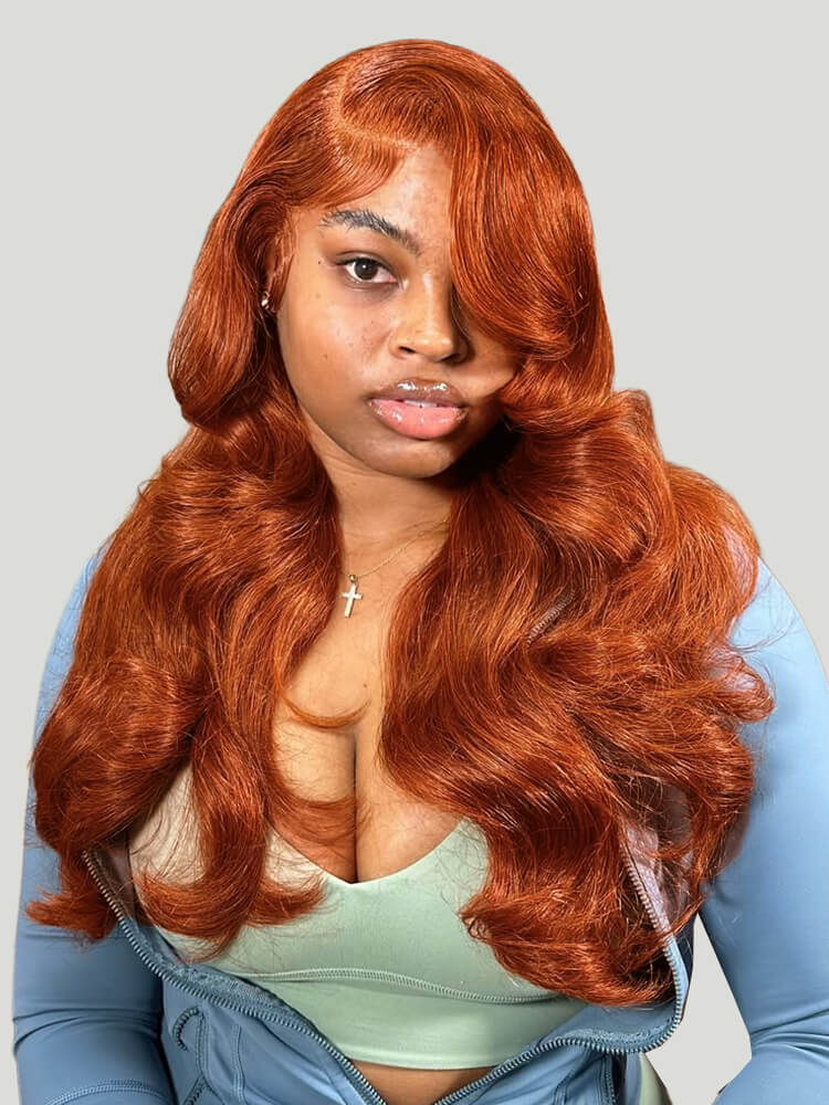 layered cut wavy hair
