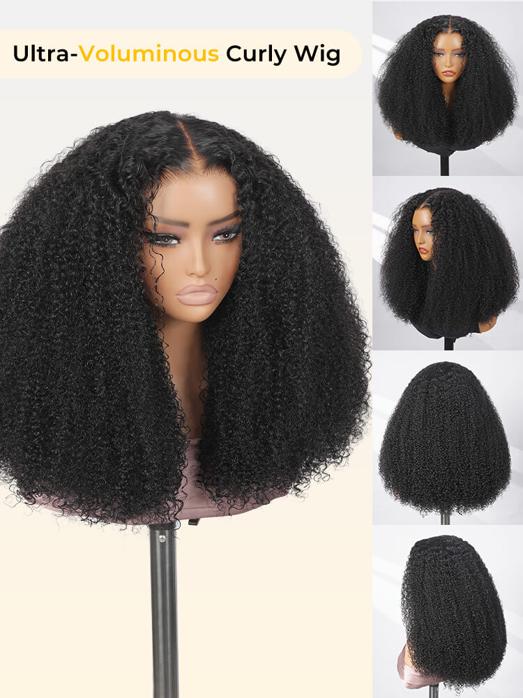 Curly ShortLace Front Wig