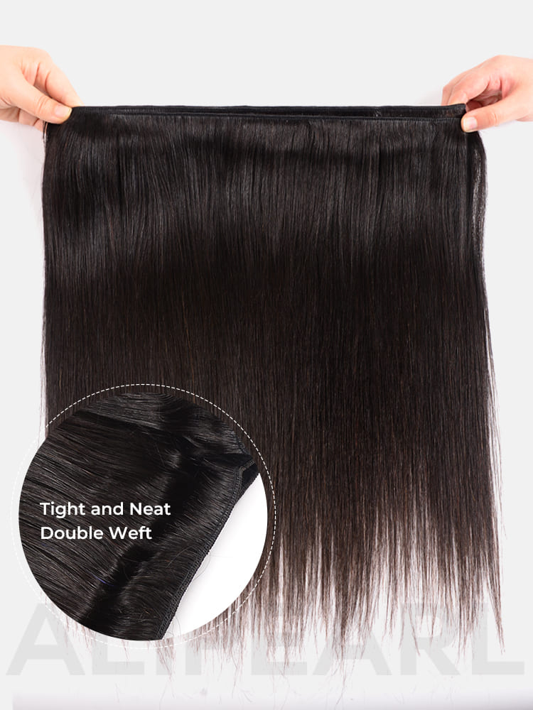 double weft human hair bundle