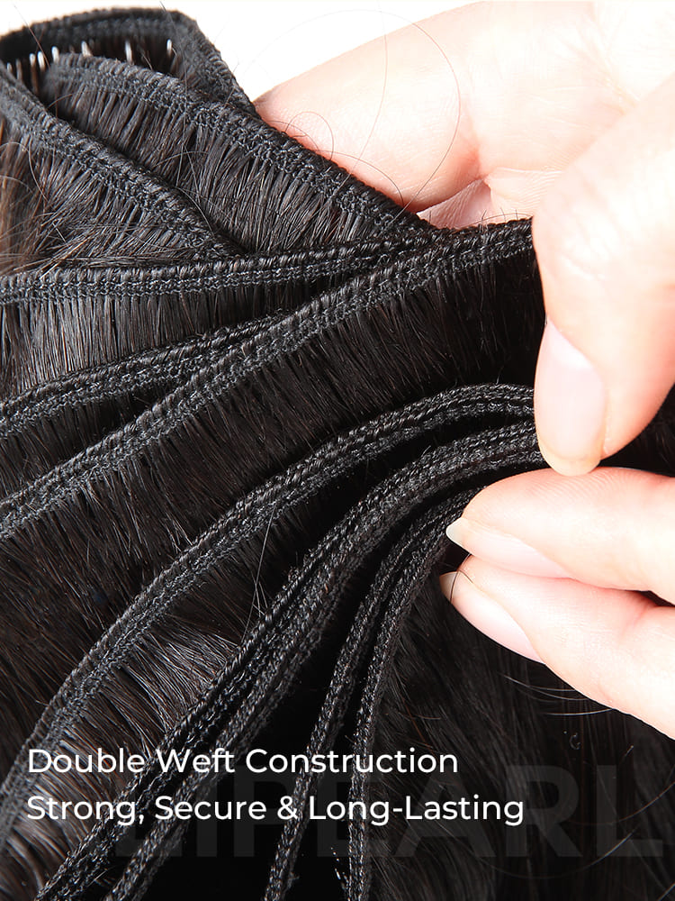 double weft hair bundles