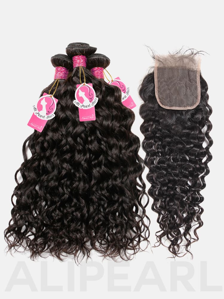 3 bundles with lace closure