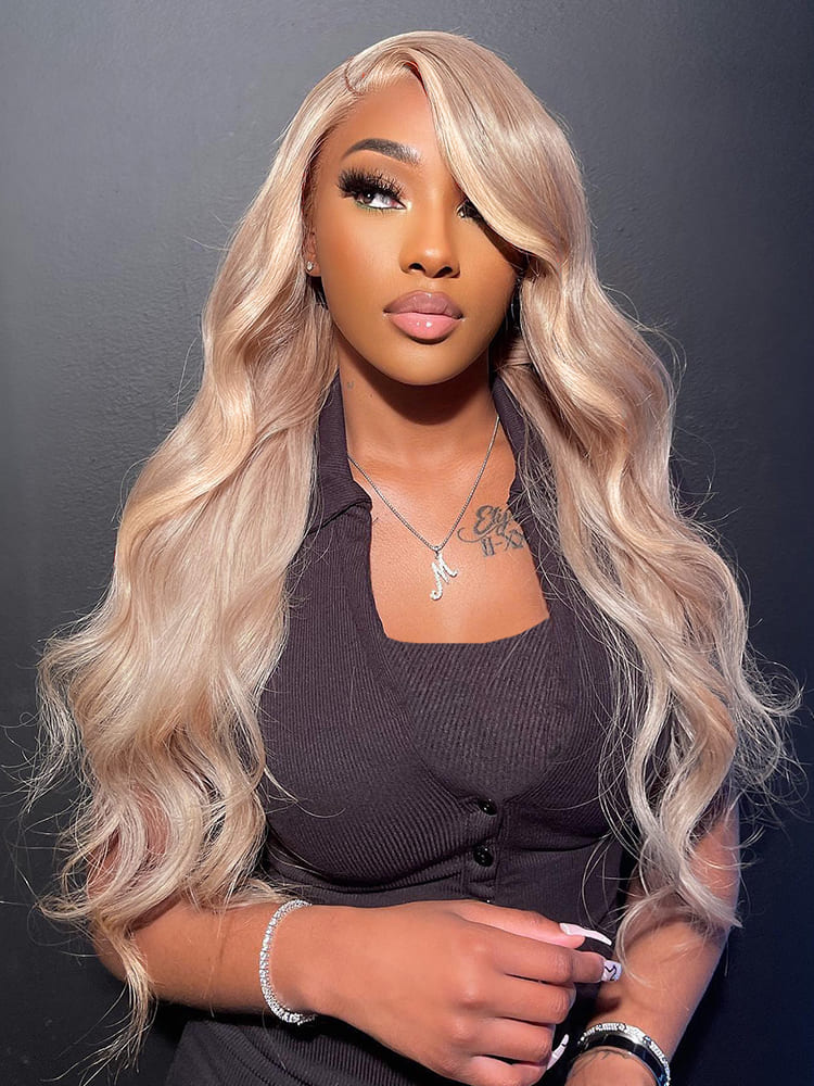 Milk tea brown wig
