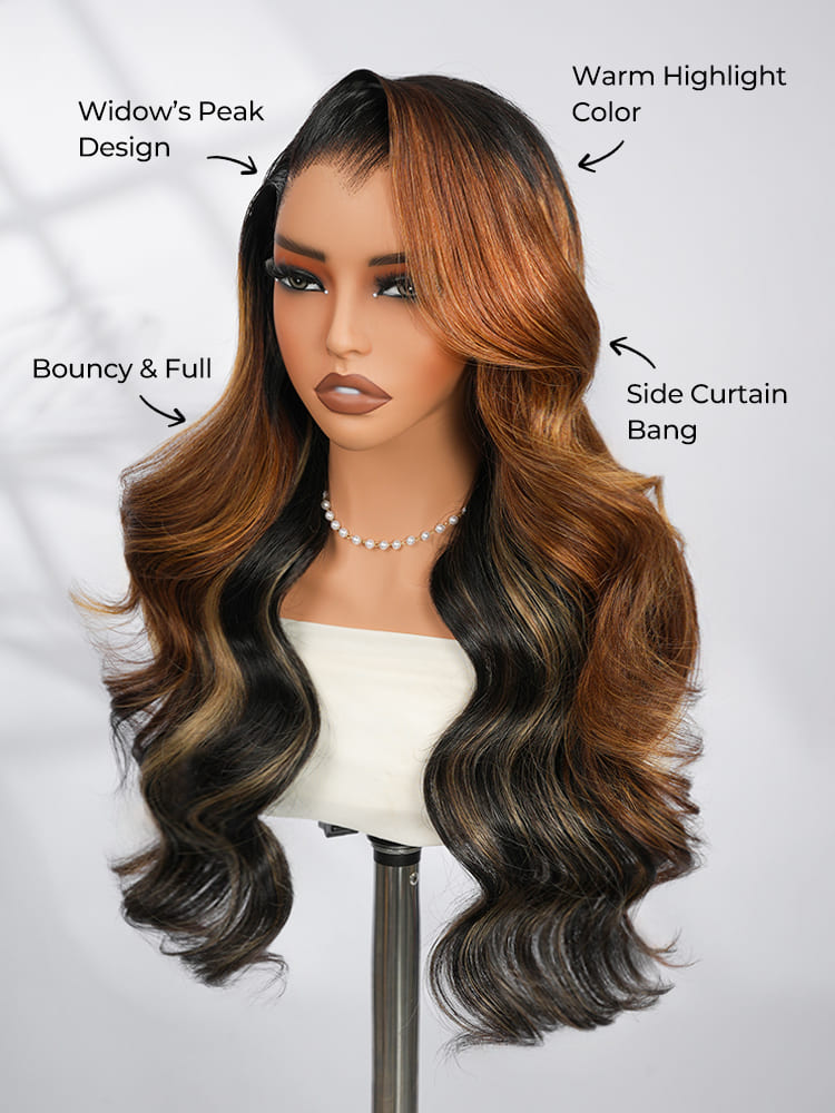 Lagos hairline body wave wig