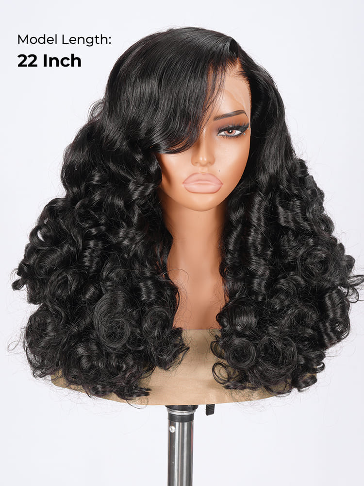 curly human hair wig
