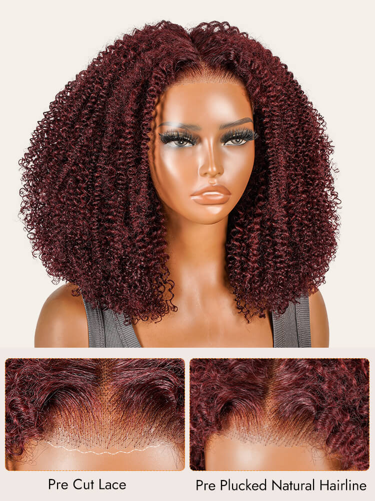 colored lace closure wig