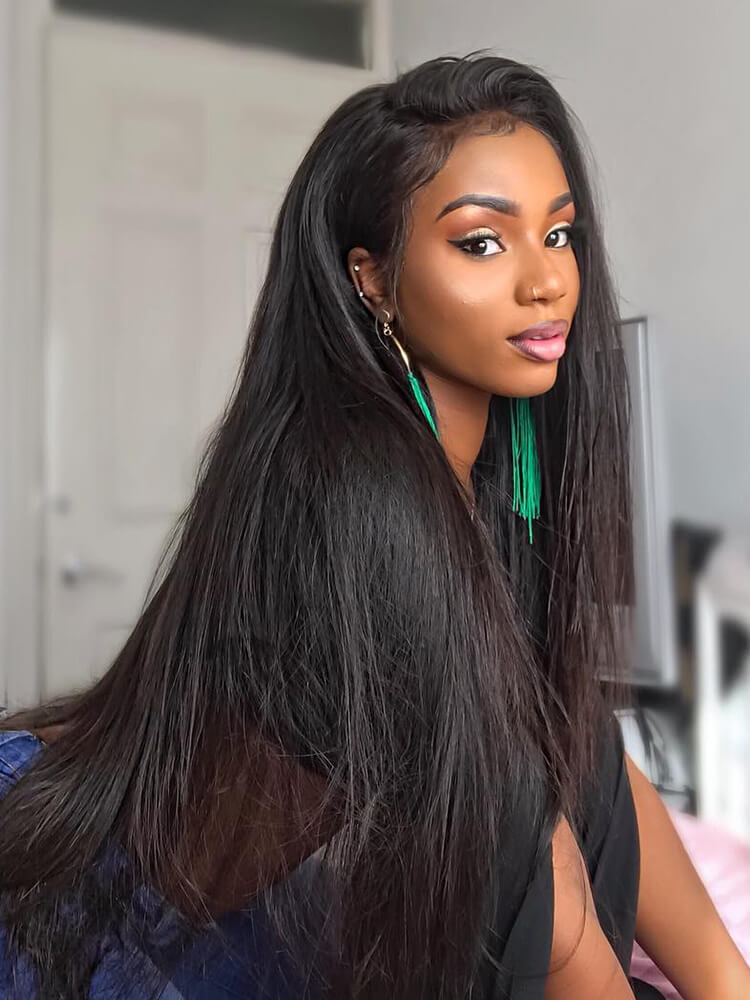 Natural Black wig