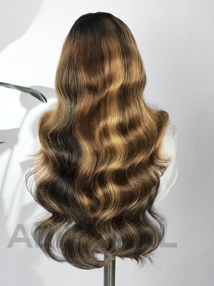 Blonde Highlight Colored Lace Wigs