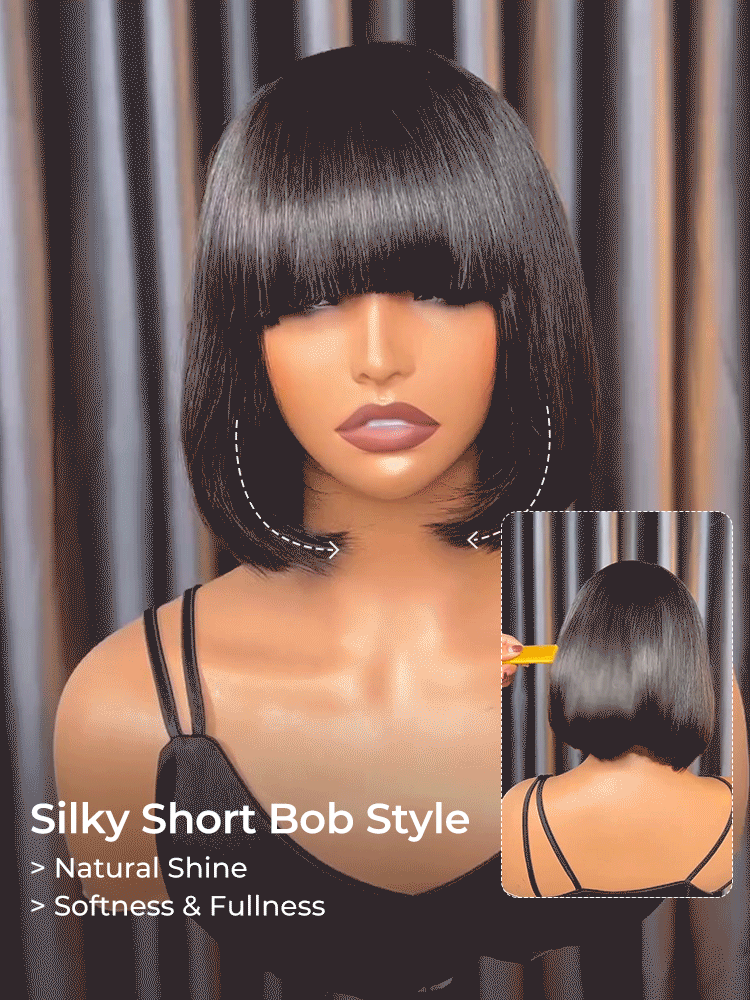 sliky straight hair