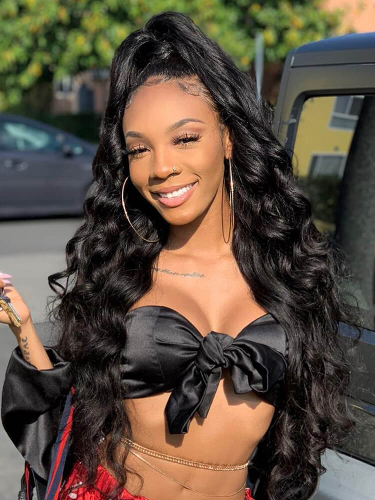 Bouncy Body Wave Lace Front Wig