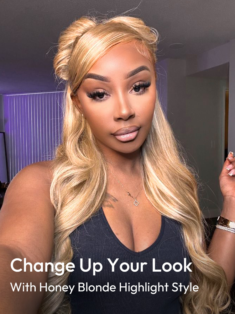 highlight lace part wig