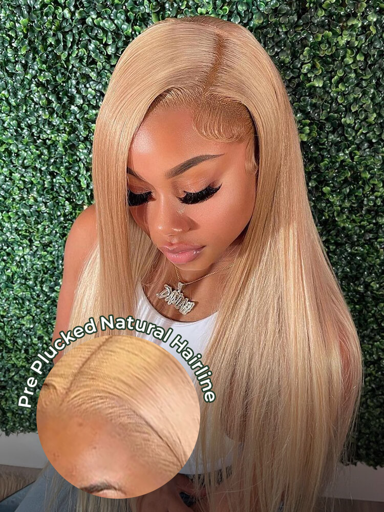 blonde lace front wigs human hair
