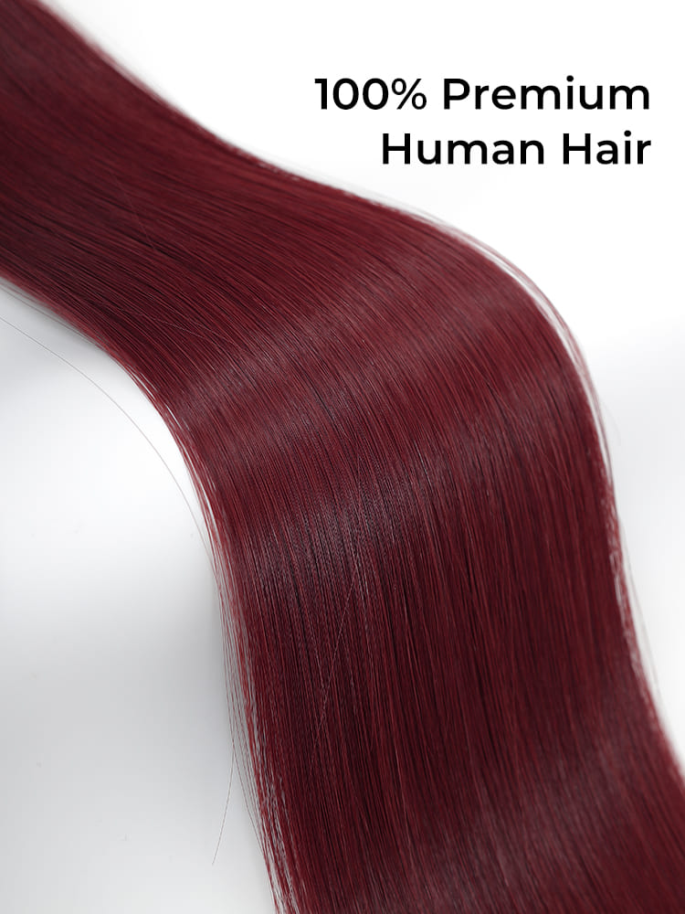 Silky Straight Tape In Hair