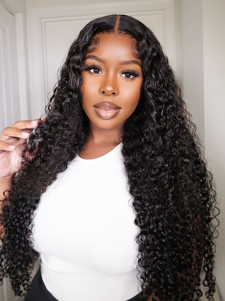 bouncy deep curly wig