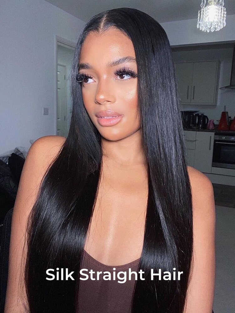 straight HD lace closure wig