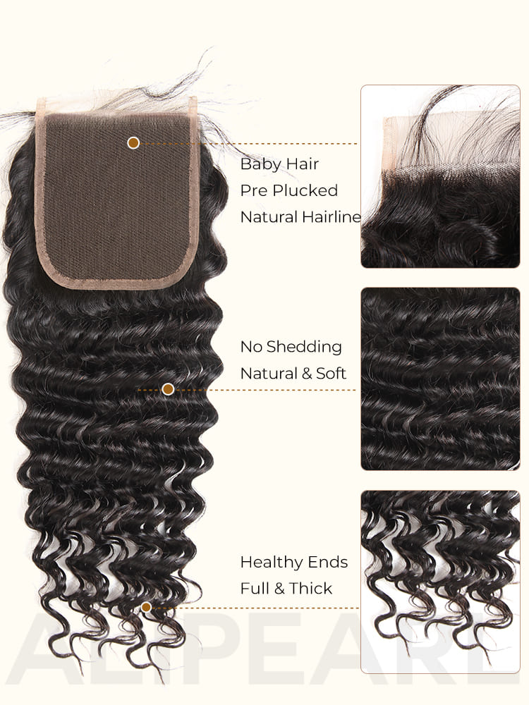 transparent lace closure