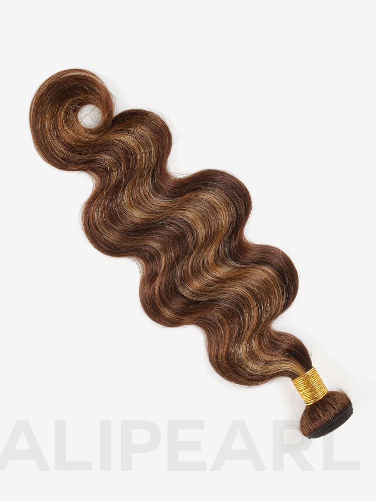 blonde balayage on brown hair