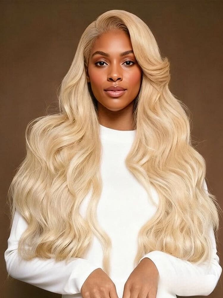 blonde full lace frontal wig