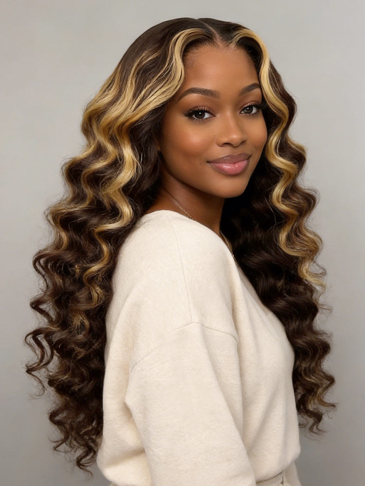 crimped deep wave wig