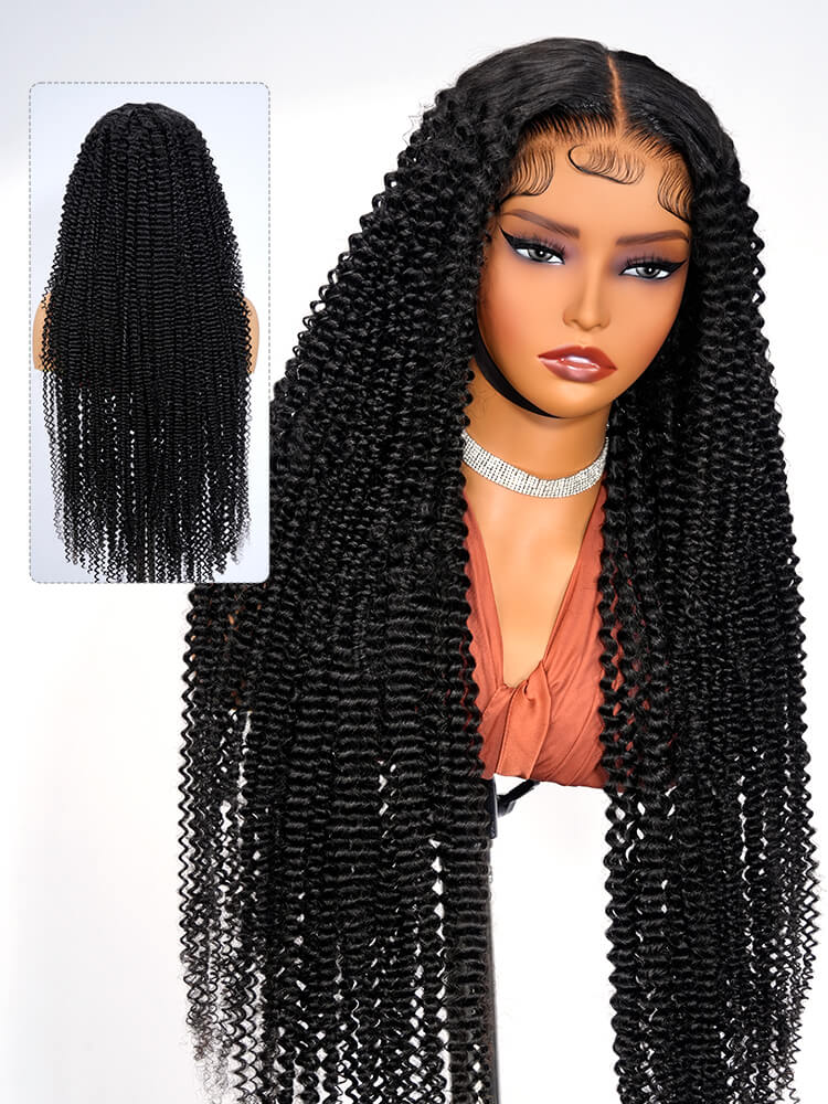 250% bouncy curly lace wig