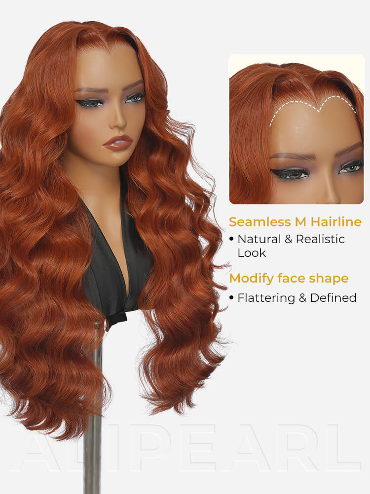 M Hairline Body Wave Wig