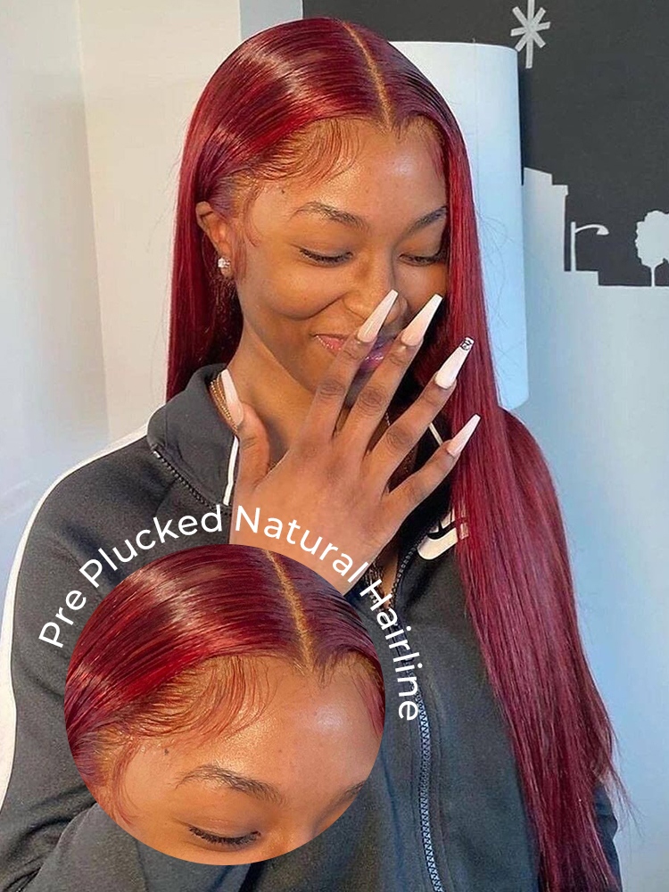 pre plucked hairline wig