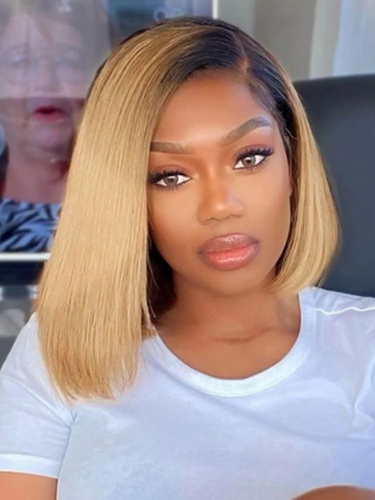 Honey Blonde Lace Front Wig
