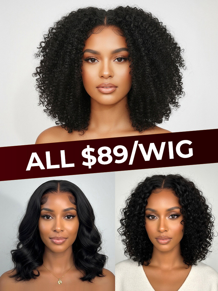 Ready To Go 4x7 Lace Front Short Bob Glueless Wig [$89 Lace Wig Special]