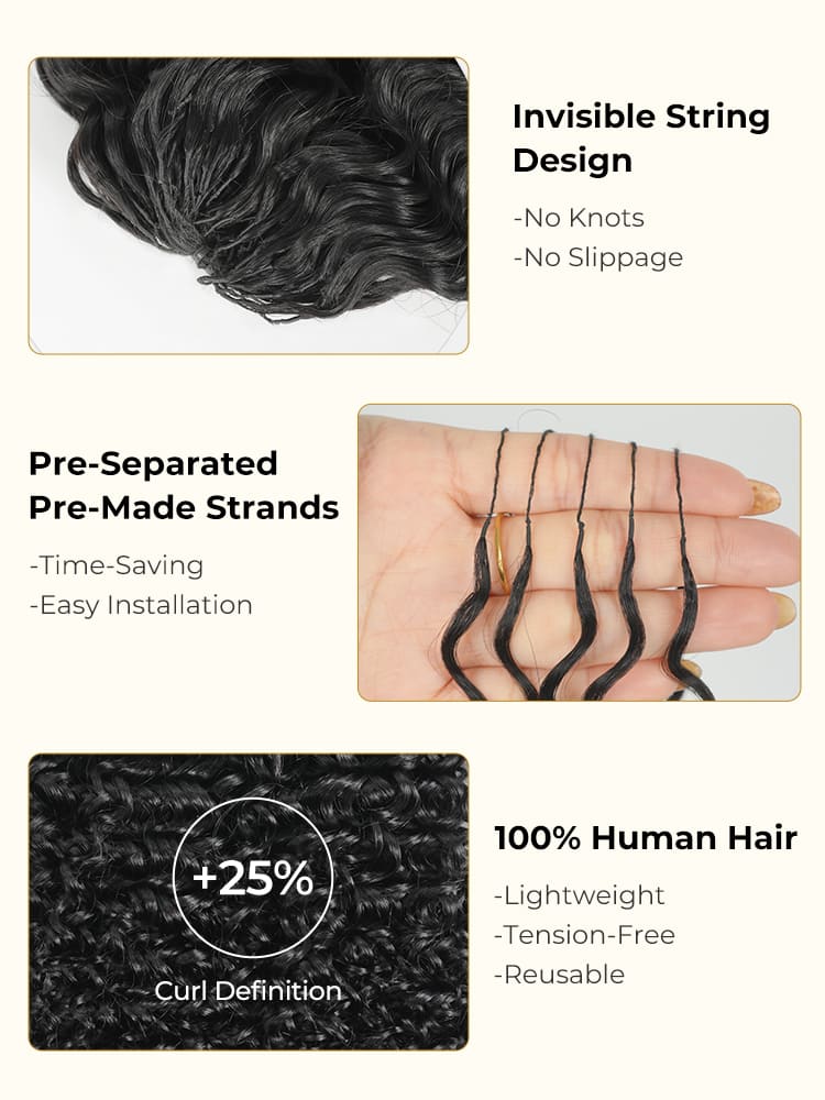 miracle knots crochet hair