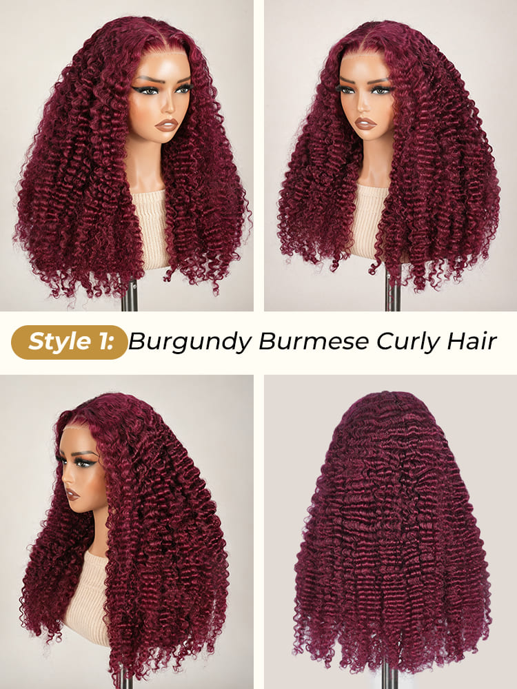burmese curly wig