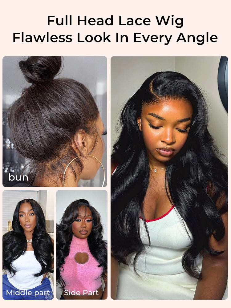 High Density Body Wave Wig