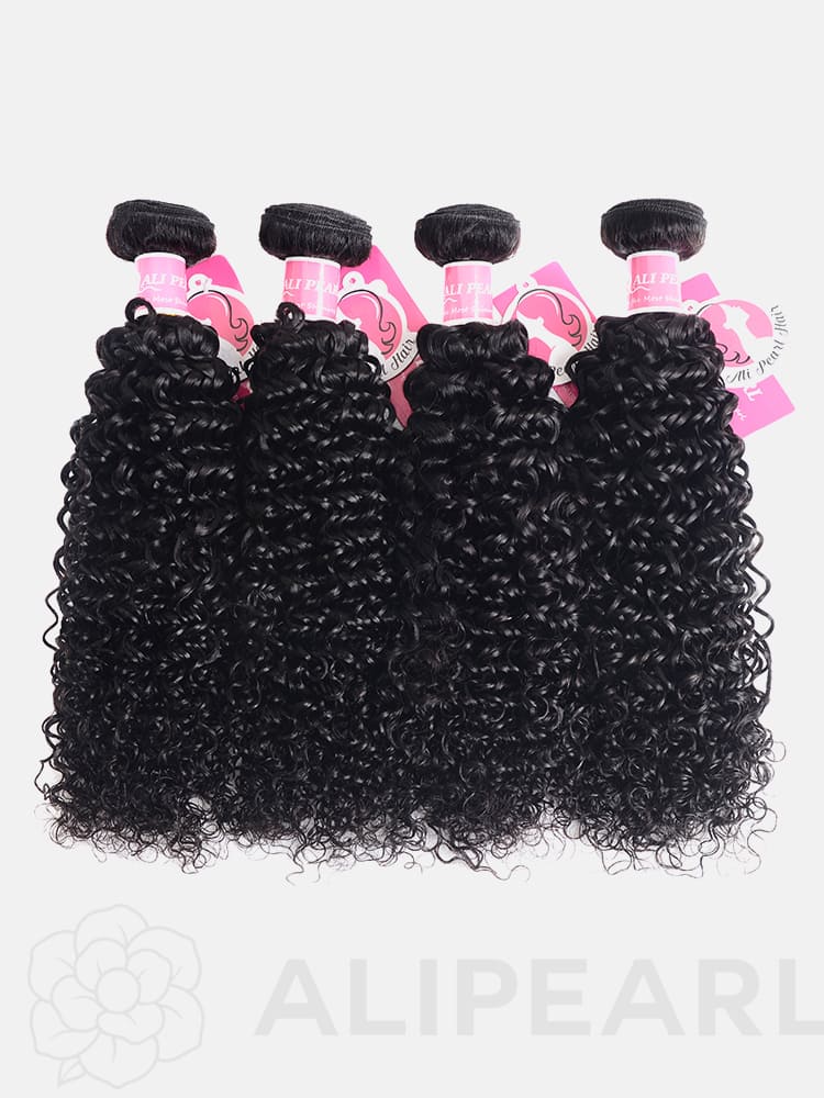 Alipearl Malaysian Virgin Hair Kinky Curly 4 Bundles