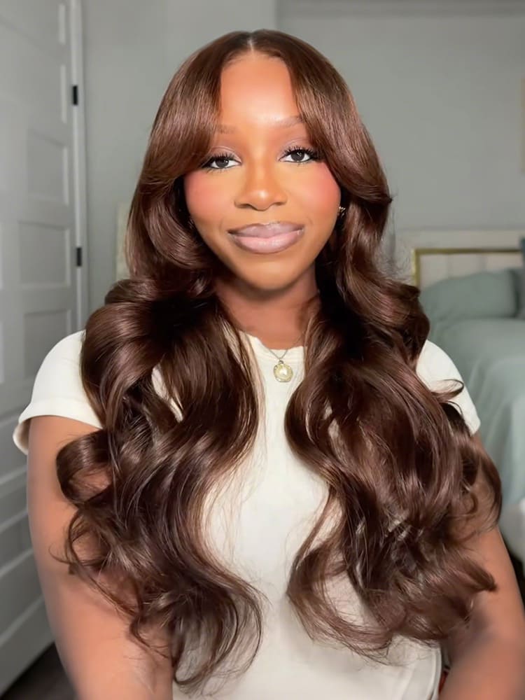 chocolate brown human hair bundles