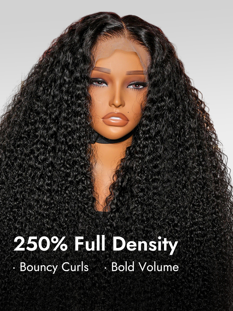 250% Full Density Curly Wig 