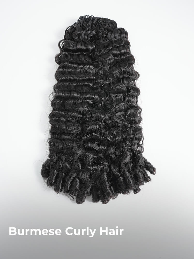 Burmese Curly Hair Extsntion
