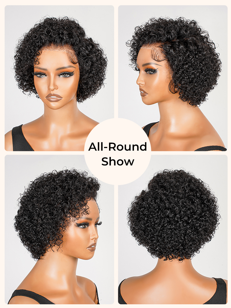 curly wig with baby hair