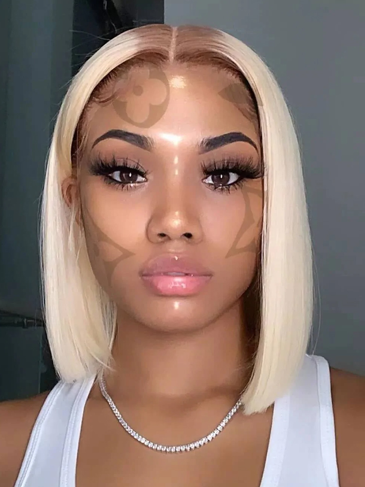 pre plucked lace front wig