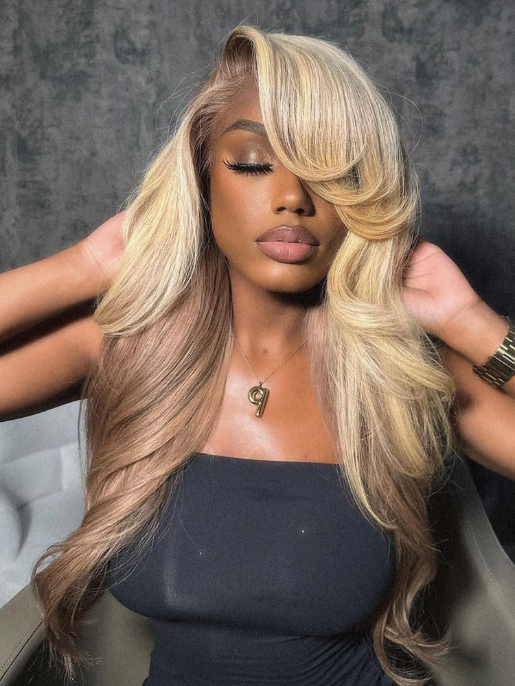 brown to blonde ombre hair