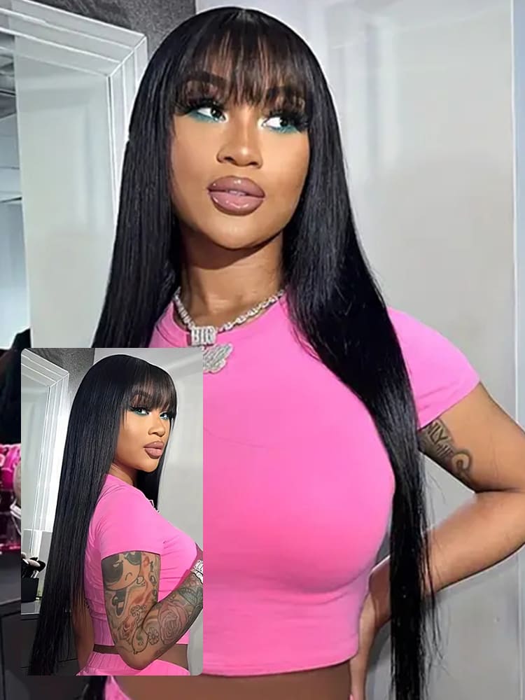 Curtain Bang Hairstyle