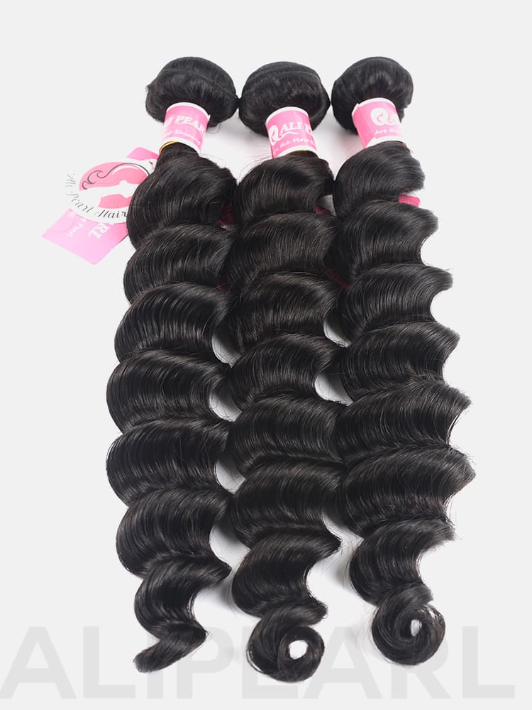 Alipearl Peruvian Loose Deep Wave Natural Color 3 Bundles Deals
