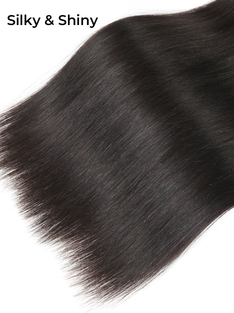 silk & shiny straight hair