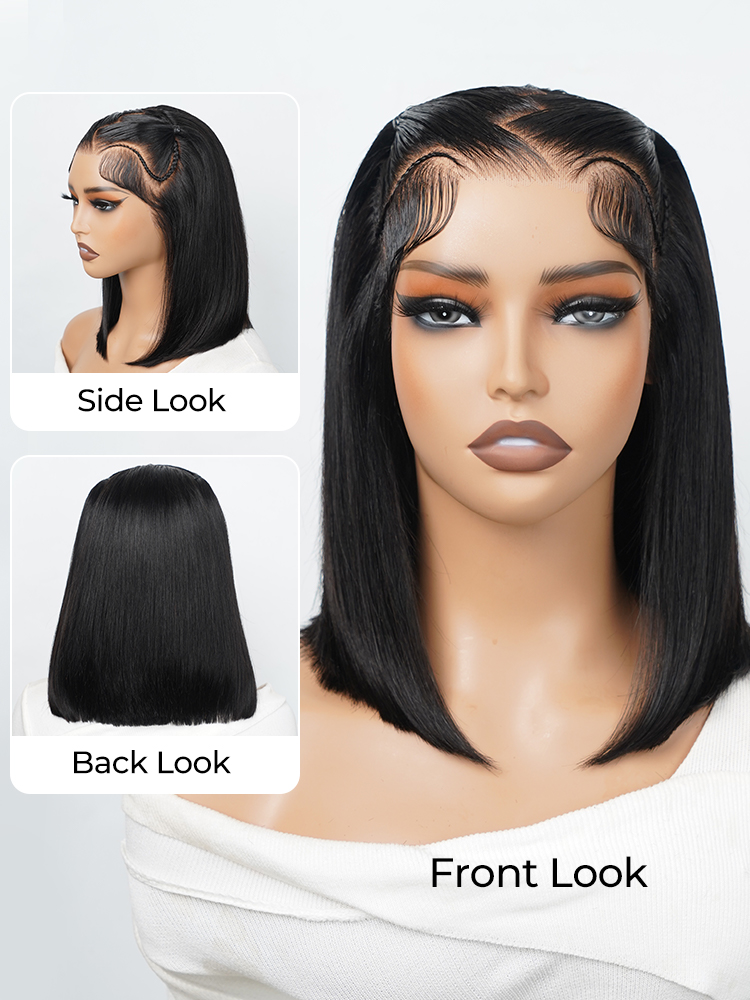 short straight bob wig 