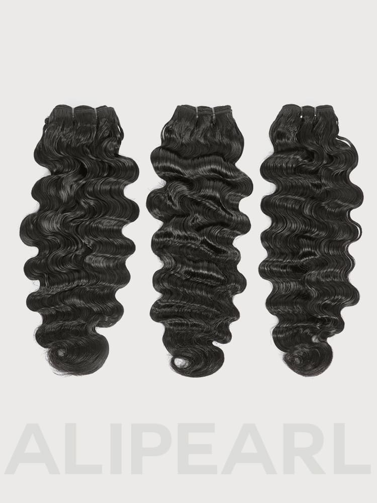 Raw indian curly hair bundle deals