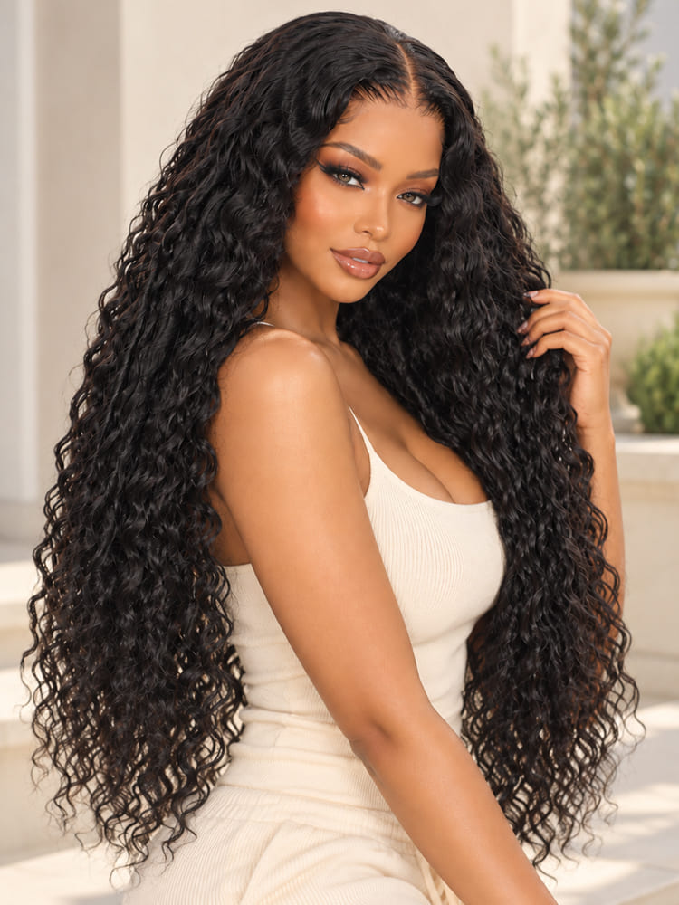 indian curly wig with spiral curls