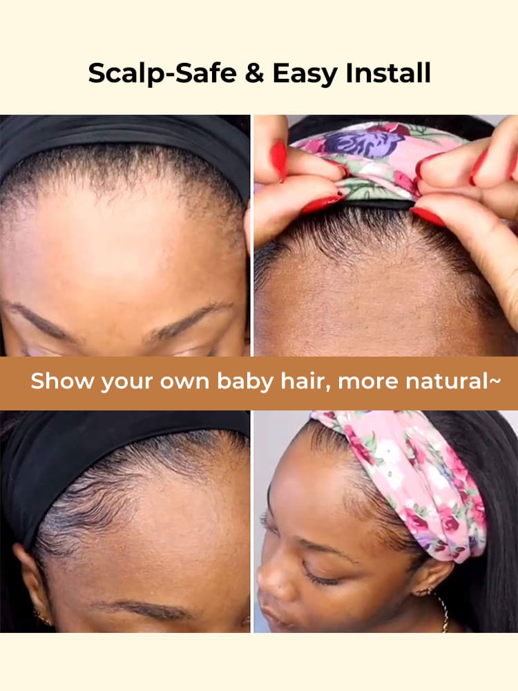 easy to install glueless wig