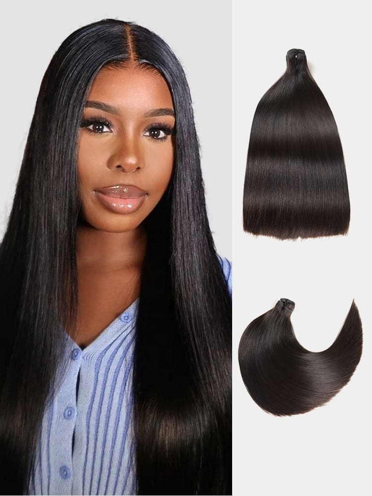 straight human hair bundle