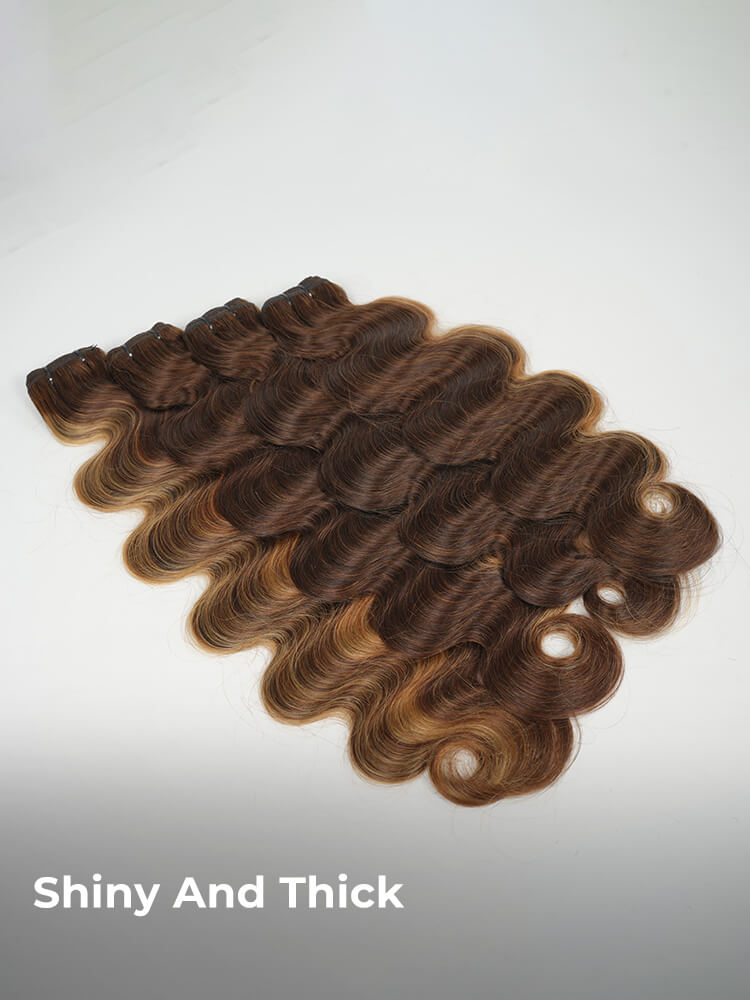 Honey Blonde Highlights Human Hair Bundles